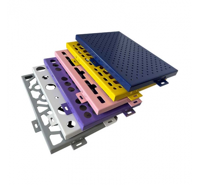 包柱冲孔铝单板